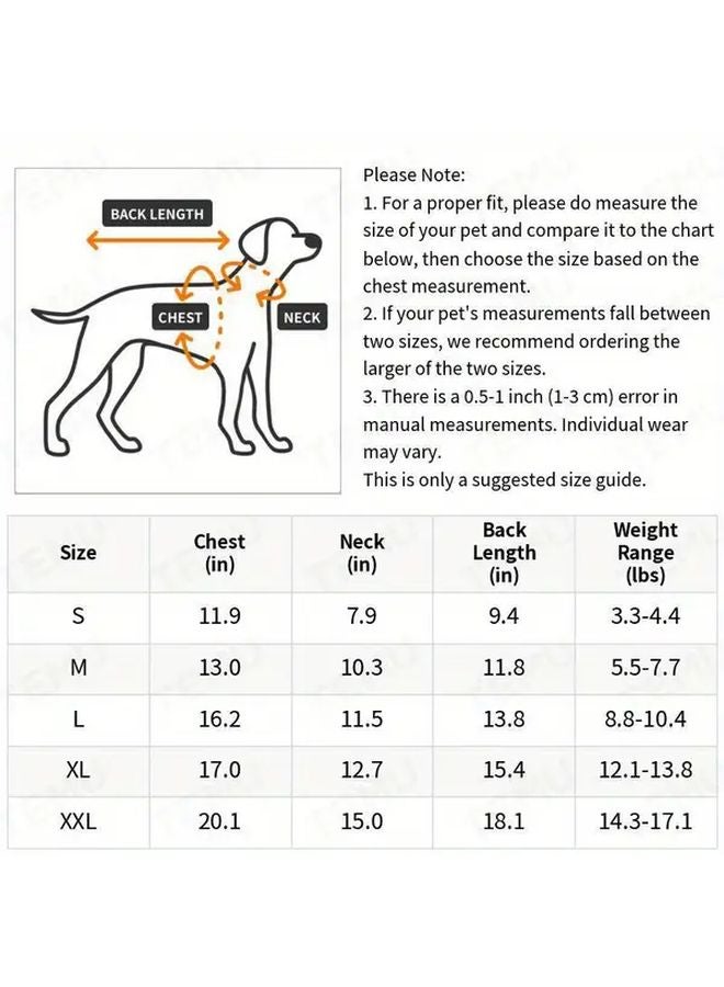 Grey Reflective Pet Clothes For Dogs And Cats High Visibility Comfortable Fit Size M - Image 3