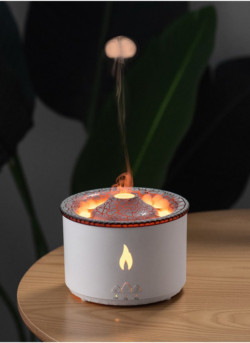 Jourvent - Ultrasonic Essential Oil Diffuser with Color Night Lights – Silent Aromatherapy Humidifier for Large Rooms, Auto Shut-Off, Cool Mist for Home, Office, Bedroom & Yoga (White) - Image 1