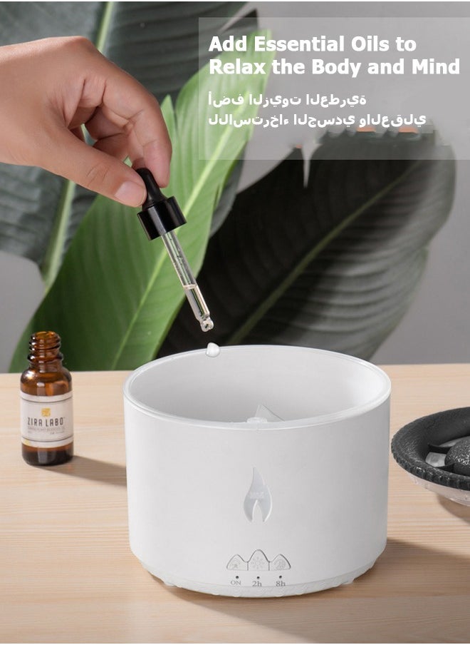 Jourvent - Ultrasonic Essential Oil Diffuser with Color Night Lights – Silent Aromatherapy Humidifier for Large Rooms, Auto Shut-Off, Cool Mist for Home, Office, Bedroom & Yoga (White) - Image 1