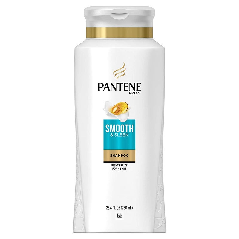 Pantene Pro-V Smooth & Sleek Shampoo, 25.4 fl oz - Image 1