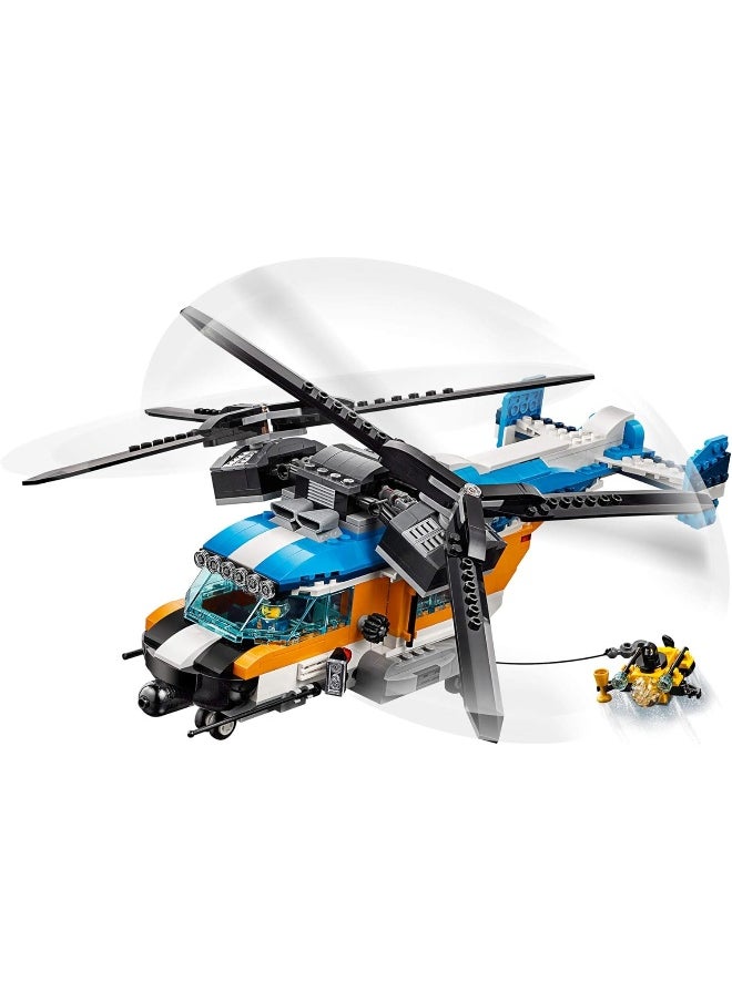 LEGO Creator 3in1 Twin Rotor Helicopter 31096 Building Kit (569 Pieces)