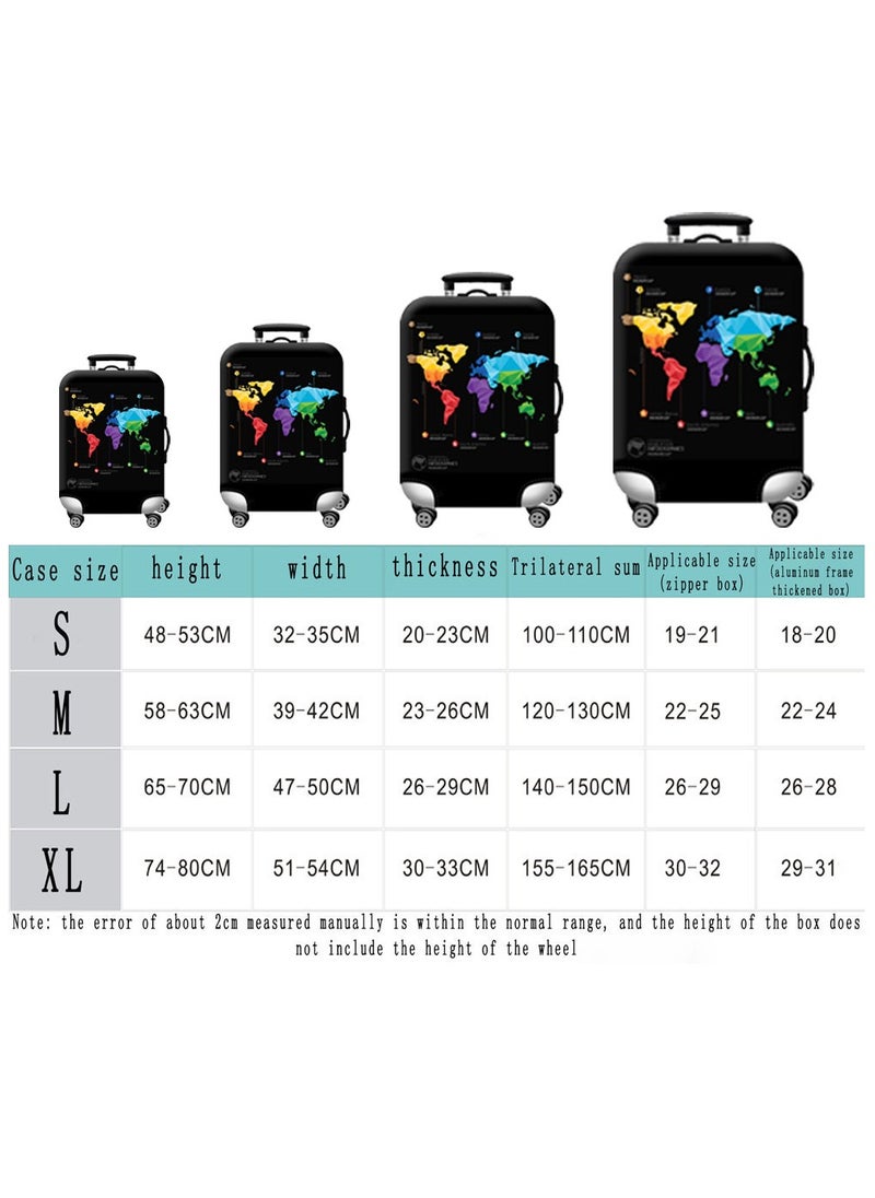 URbazaar Elastic Travel Luggage Cover Travel Suitcase Protective Cover for Trunk Case Apply to 18-30 inch luggage Suitcase Cover  - Image 3