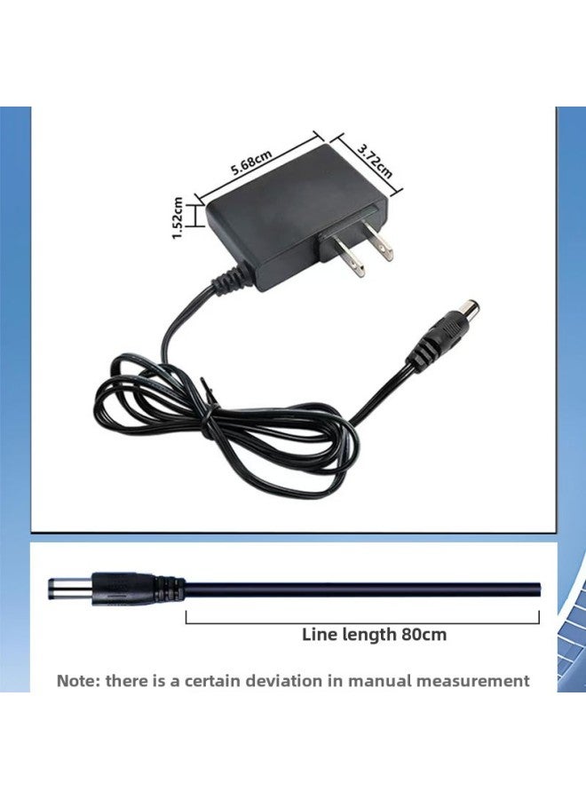 Ultra-thin 24v0.5a Adapter LED Light With Neon Light Adapter Current Limiting 0.5A DC1 Meter 5521 Power Supply-Color:Ultra-thin Us Standard-Specifications:24V0.5a - Image 1