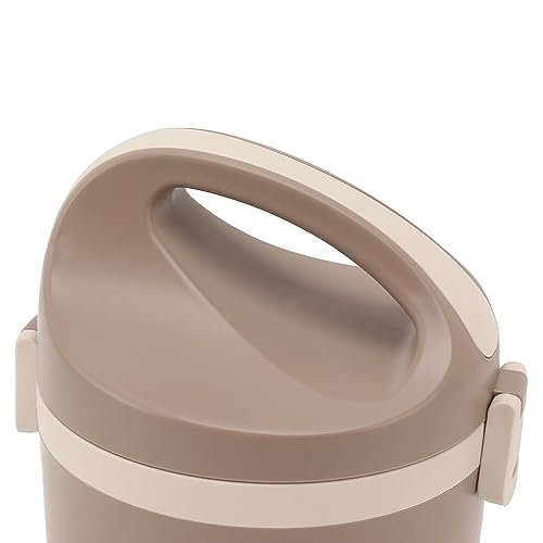 KRESHU Japanese Style 2-Layer Bento Lunch Tiffin Box | 304 Premium Stainless Steel Material | Leak-Proof High Insulated Food Container for School Kids/College Student/Office (1800ml, Pack of 1) - Image 5
