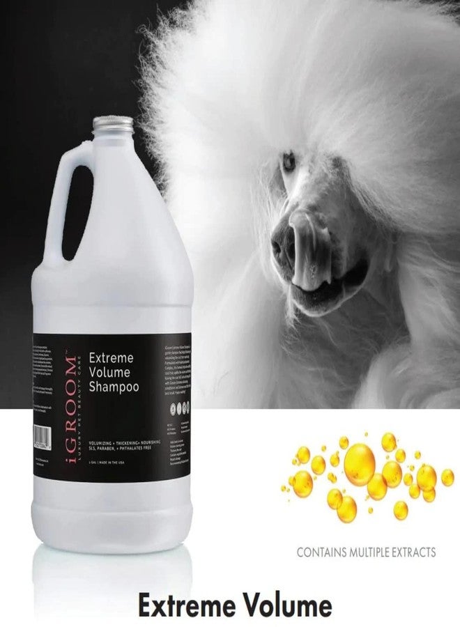 أي جروم شامبو iGroom Extreme Volume للكلاب، عناية فاخرة بجمال الحيوانات الأليفة، يمنح الشعر كثافة وحجماً، ويصلح التلف، صنع في الولايات المتحدة الأمريكية، 16 أونصة - Image 3