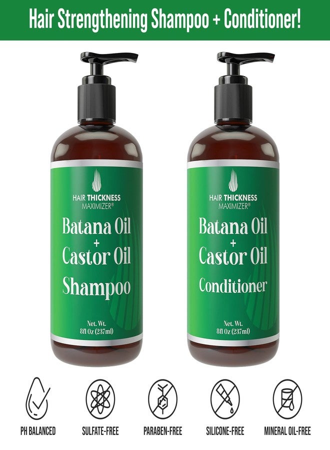 HAIR THICKNESS MAXIMIZER Batana Oil Conditioner for Hair Growth with Castor, Biotin to Strengthen, Soften & Moisturize Hair without Stripping Natural Oils. Color Safe Batana Oil Shampoo and Conditioner For Women, Men - Image 5