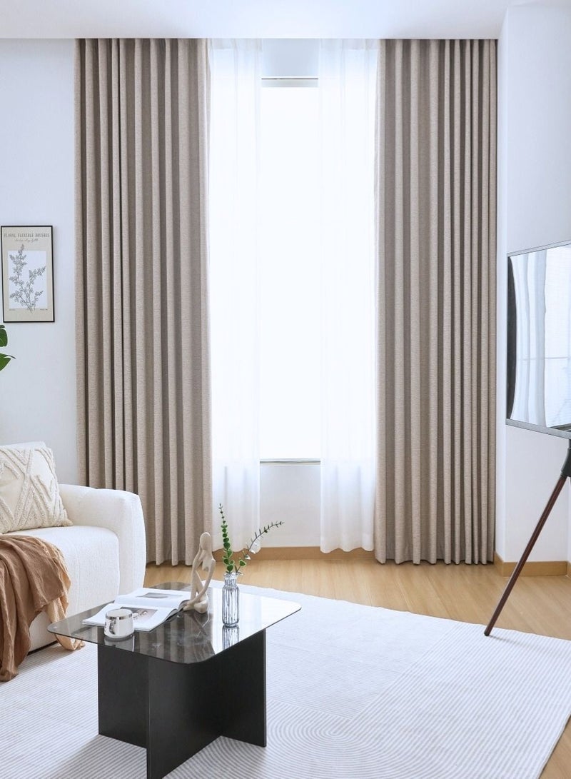 QBAID Blackout Curtains for Bedroom Living Room, Grommet or Hook Top, Multiple Sizes - Image 2