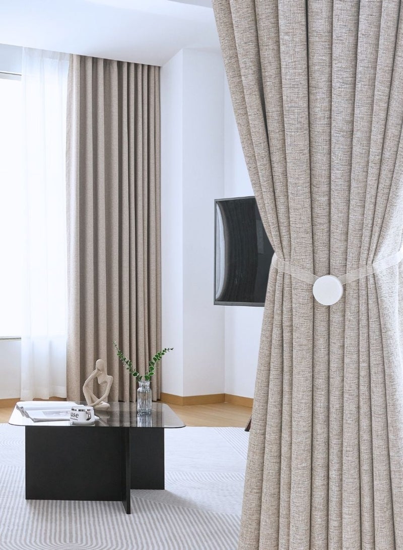 QBAID Blackout Curtains for Bedroom Living Room, Grommet or Hook Top, Multiple Sizes - Image 1