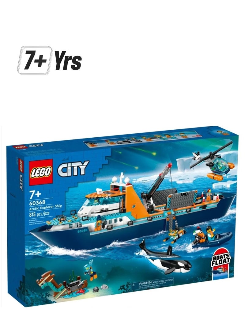 LEGO LEGO City Arctic Explorer Ship 60368 Building Set  - Image 1