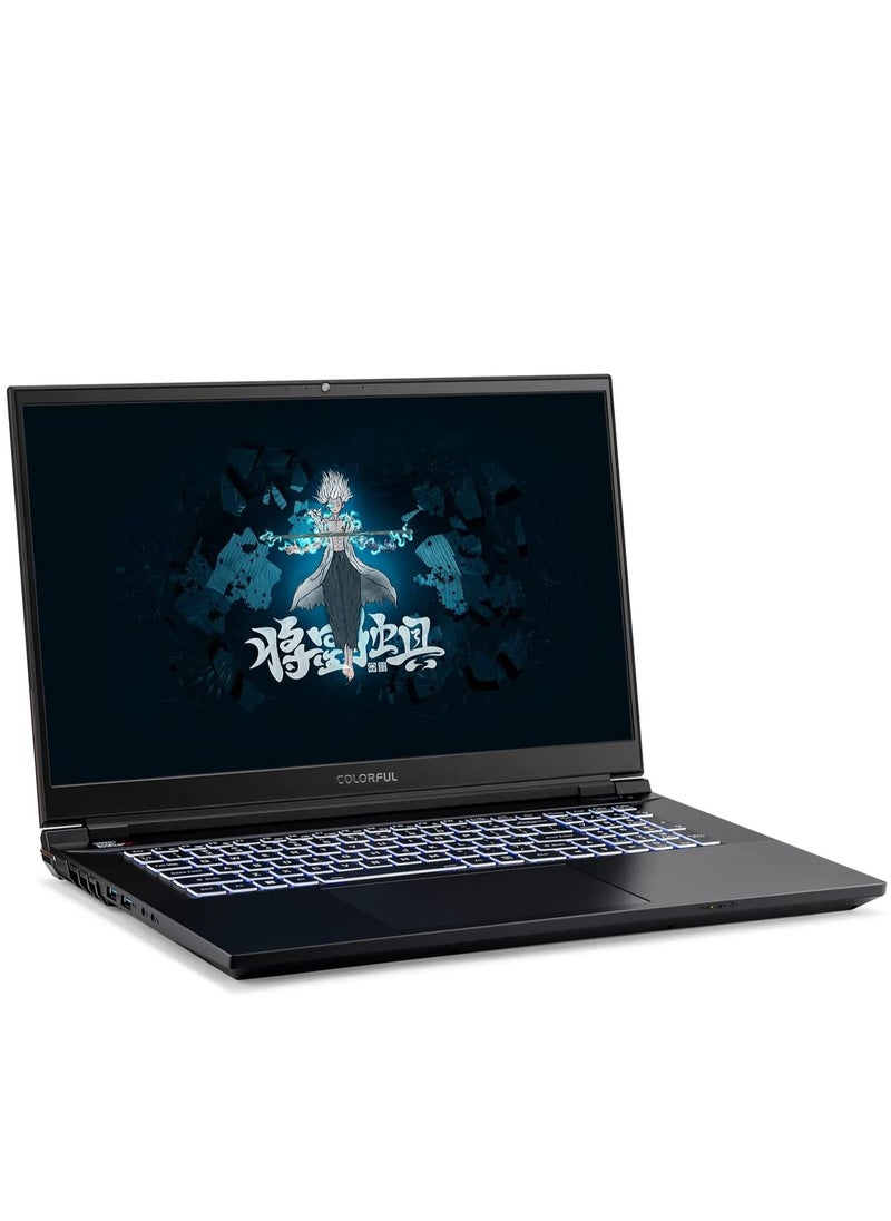 Colorful - COLORFUL X17 Gaming Laptop 17.3In QHD 165Hz Display, Intel Core i9-12900H, NVIDIA GeForce RTX 3070TI 8GB Graphics, 16GB DDR4-3200 RAM, 1TB SSD, Backlit Keyboard, Webcam, Windows 11 Home, Black - Image 1