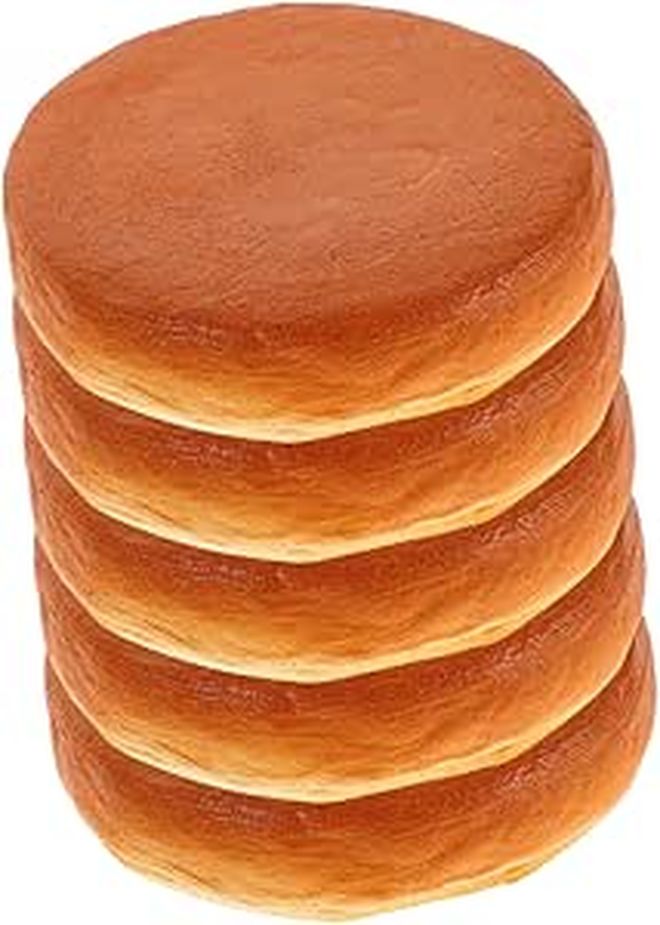 Faux Bread Slices Model 5PCS Kitchen Display Simulation Food Prop Party Decoration - Image 1