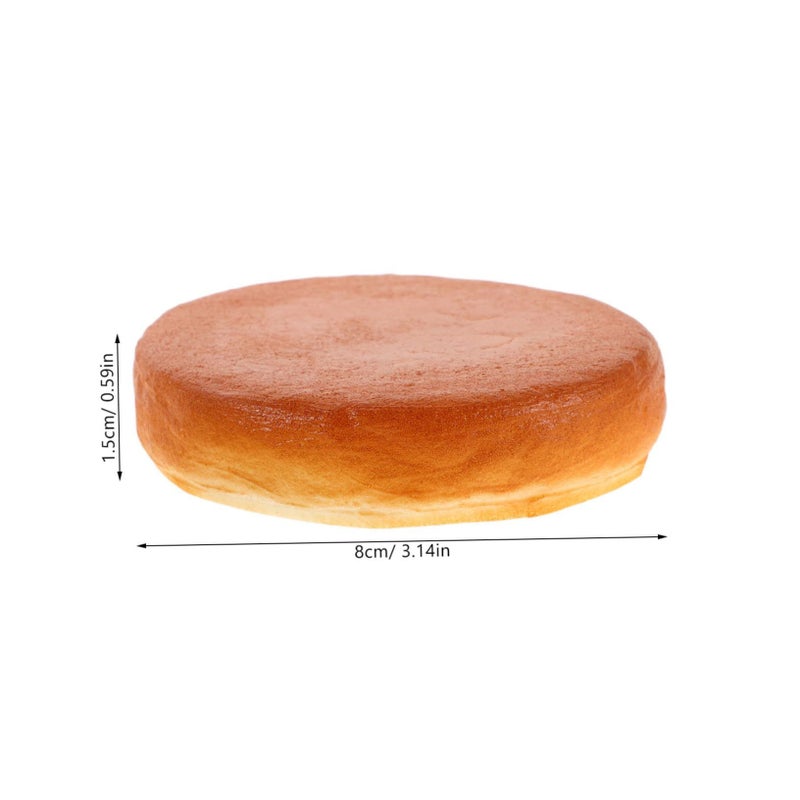 Faux Bread Slices Model 5PCS Kitchen Display Simulation Food Prop Party Decoration - Image 3