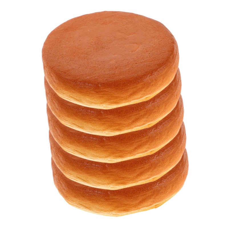 Faux Bread Slices Model 5PCS Kitchen Display Simulation Food Prop Party Decoration - Image 2