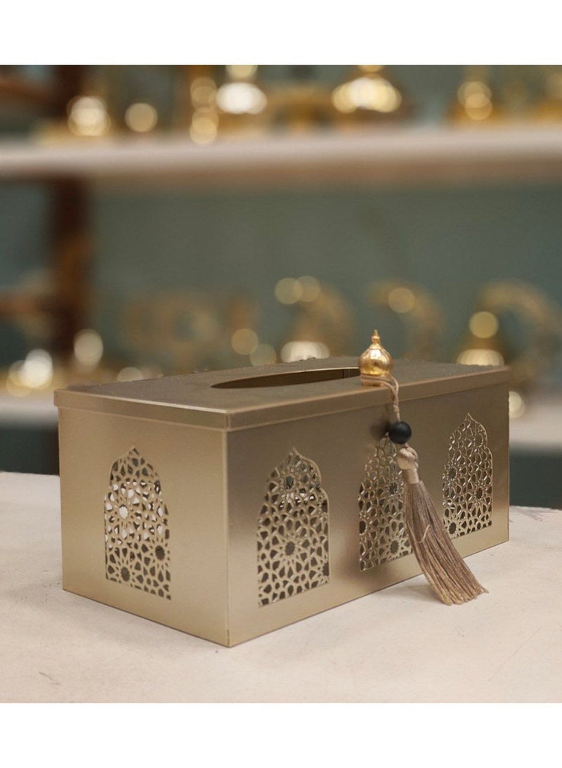 NAMA Islamic metal tissue box 23*13cm for Ramadan - Image 4