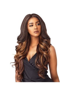 Sensationnel WHAT LACE 13x6 Wigs - Cloud 9 Synthetic Hair Hand Tied Natural Preplucked Hairline Illusion Lace Frontal Lacewig -Whatlace SOLANA (FLAMBOYAGECARAMEL) 