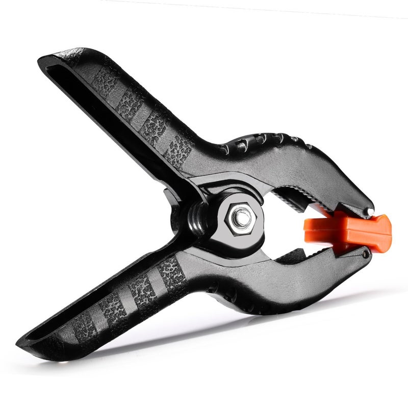 SUPERNIC 6 PCS Photography Backdrop Support Spring Clamp 4.3"/11cm for Background Muslin, Canvas, Paper, Chromakey Screen, Heavy Duty Clip, Photo Studio, Backdrops Backgrounds Woodworking - Image 3