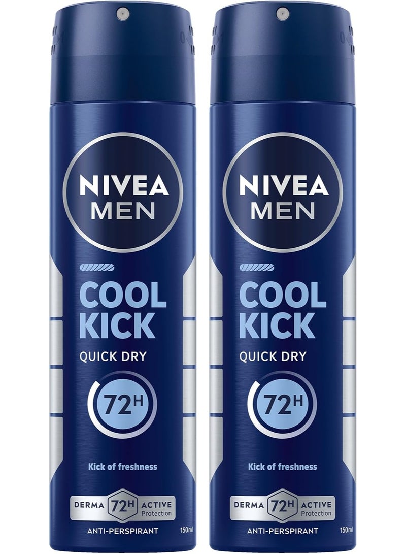 Nivea بخاخ مضاد للتعرق برائحة منعشة عبوة من 2 - Image 1