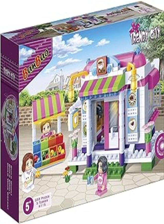 BanBao - Construction Toys Building Bricks Cafe Trend City Banbao 6115 - Image 1