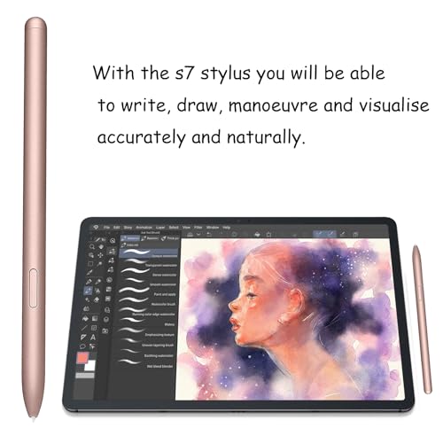 Anglepingping 2 Pack Galaxy Tab S7 S Pen Replacement for Samsung Galaxy Tab S7, Tab S7 FE,Galaxy Tab S7 Replacment Pen for Samsung Galaxy Tab S7 All Versions (Gold) - Image 3