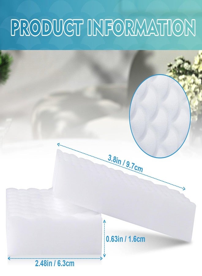GLIMGLINT 12PK Magic Sponges Cleaning Eraser, Powerful Scrubber Foam Pads, 2X Density Stronger Sponge for Household, Multi-Surface Cleaning Supplies for Kitchen, Furniture, Bathroom, Sink, Wall, Boat - Image 2
