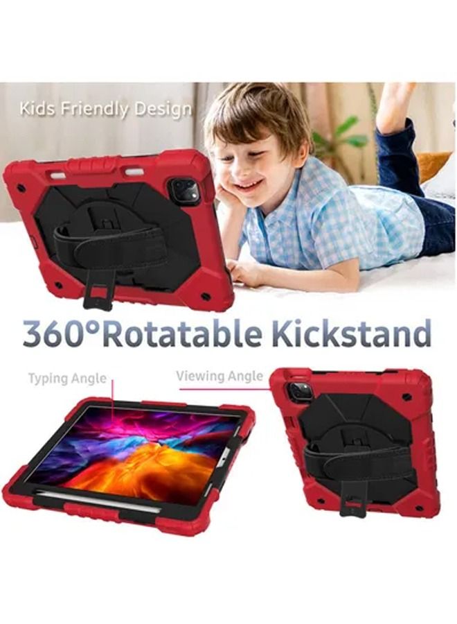 Rock Pow Protective Case Cover For Apple iPad Air4/Air5 10.9 inch (2020/2022)and iPad Pro 11 2018/2020/2021 Generations,Rugged Heavy Duty Shockproof Rotatable Kickstand with Pencil Holder - Image 5