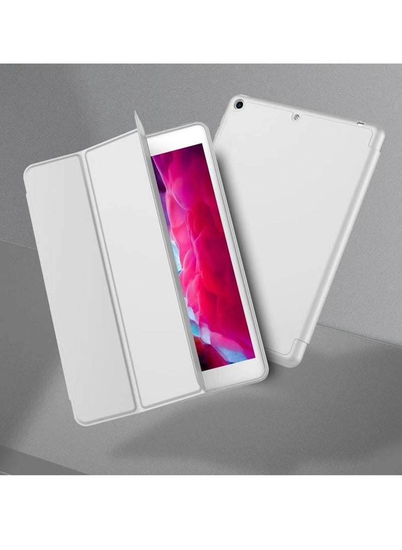 JAJEEK "New iPad 9.7 Case (2018/2017, 6th/5th Gen) Smart Cover with Pencil Holder – Soft Baby Skin Silicone Back, Full Body Protection, Auto Wake/Sleep, Silver Gray" - Image 5