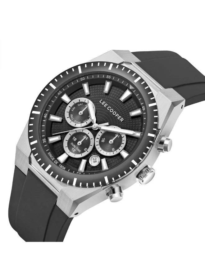 Lee Cooper Men's Silicone Multi Function Watch LC08088.351 - 42 mm