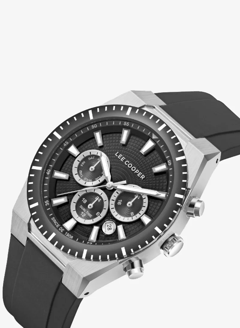 Lee Cooper Men's Silicone Multi Function Watch LC08088.351 - 42 mm
