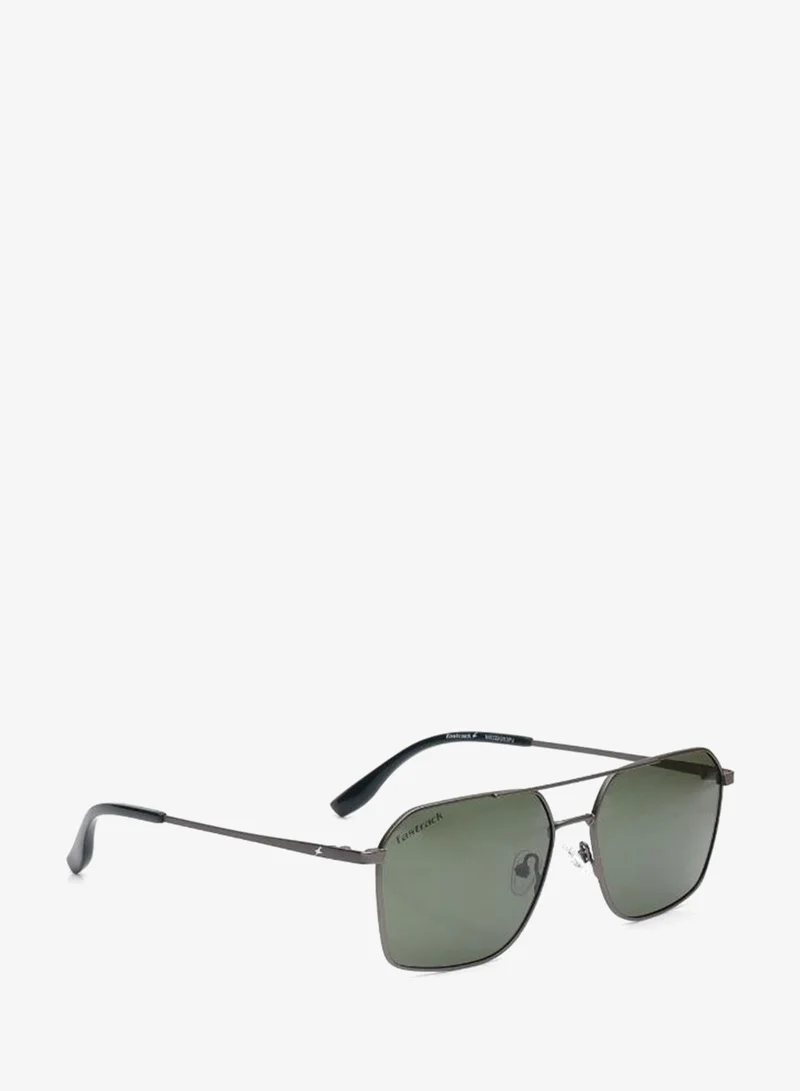 fastrack Polarized Sunglasses Gunmetal Frame Green Mirror Lens 58mm  - M8032GR3PV