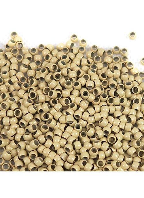 ZMVA - Copper Nano RingBeads 25 mm Without silicone for Nano tip Hair Extensions 1000 unitslot 13 - Image 1