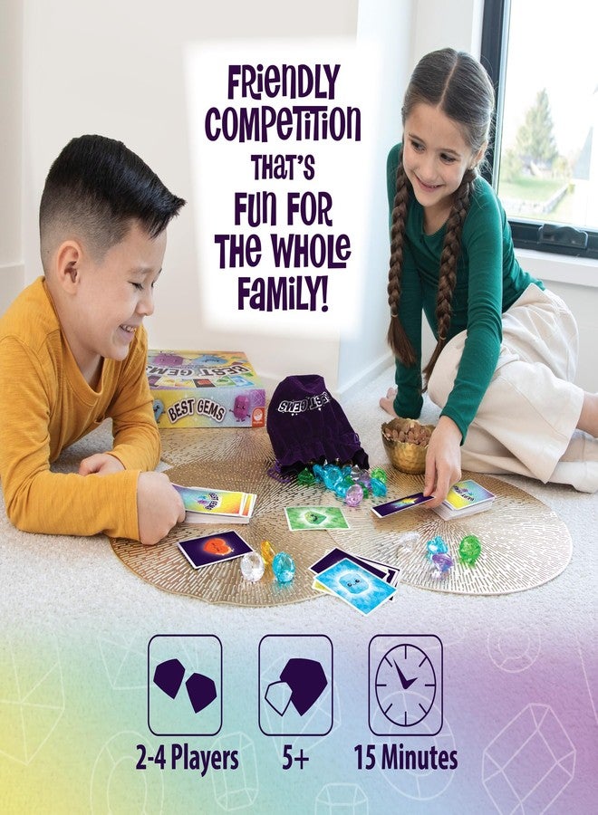MindWare Best Gems Family Game for 5 Year Olds and up - Match Giant Gems to Earn Points, 2 to 4 Players - Image 4