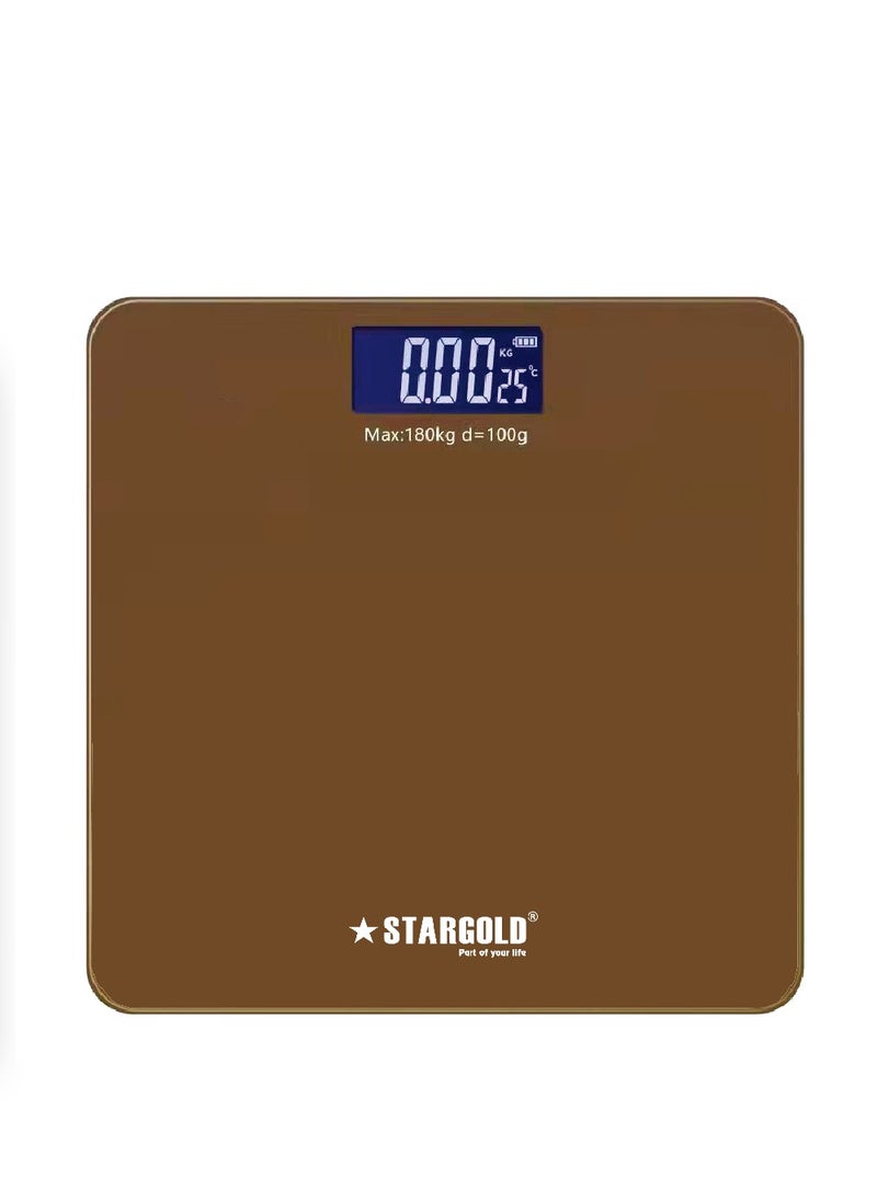 Digital Personal Weighing Scale, 180 KG Capacity, 6mm Tempered Glass, High Precision Sensors, Ultra Thin Design