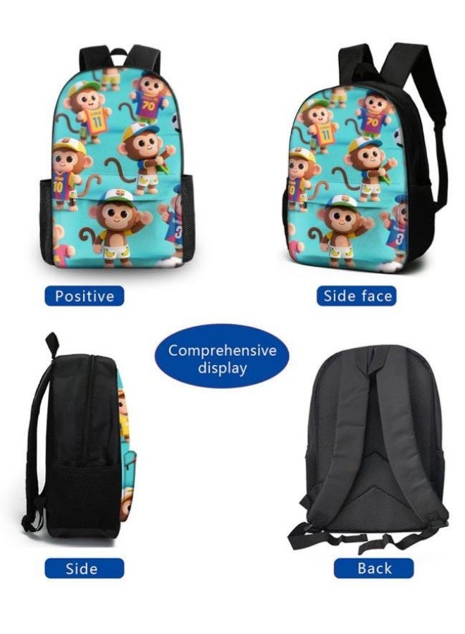 Bright Li Fire Cute cartoon bag set | shoulder + handbag + stationery bag | school season/holiday gift hot recommendation  - Image 3