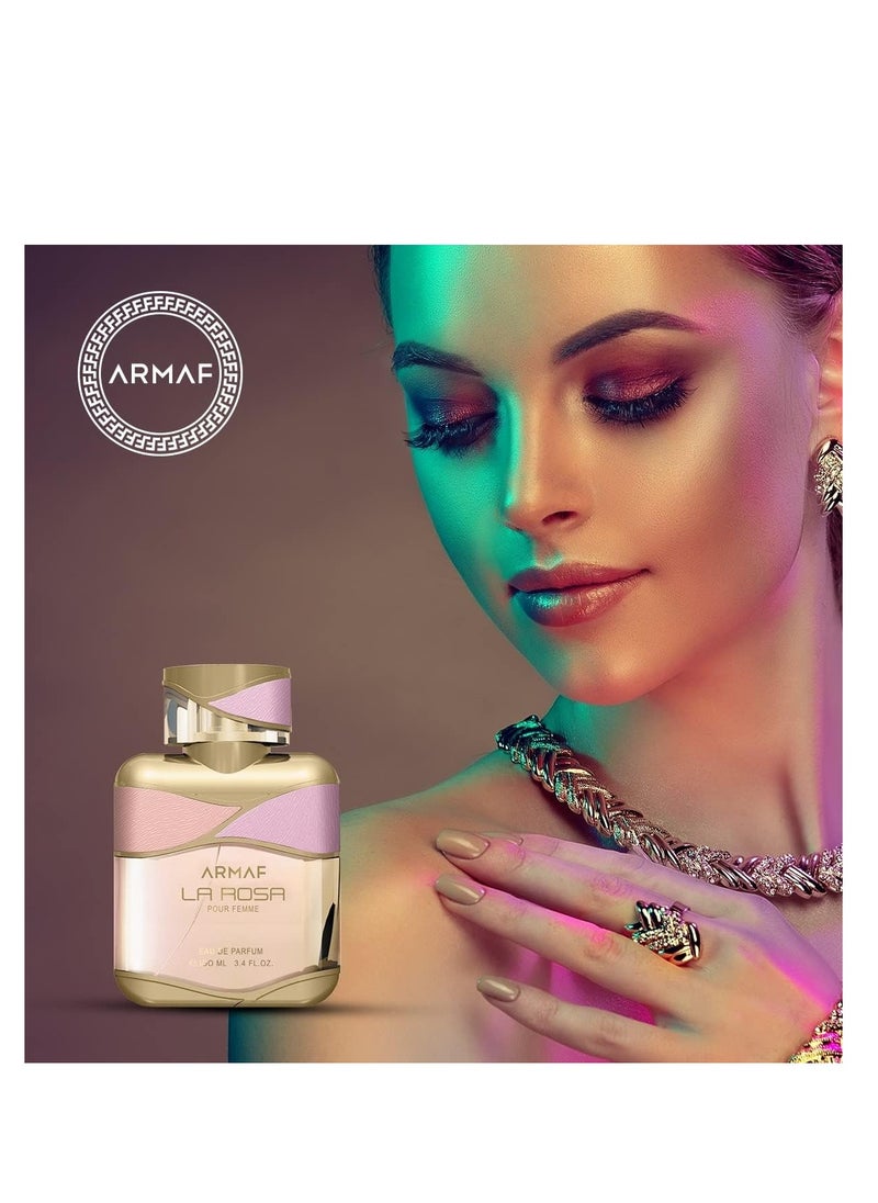 أرماف عطر لا روزا بور فيمي أو دي بارفان 100 مل للنساء، عطر زهري، عطر للنساء  - Image 3