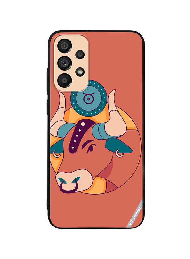 VR CREATIVE Protective Case Cover For Samsung Galaxy A33 5G Ox Zodiac Signs Design Multicolour - Image 1
