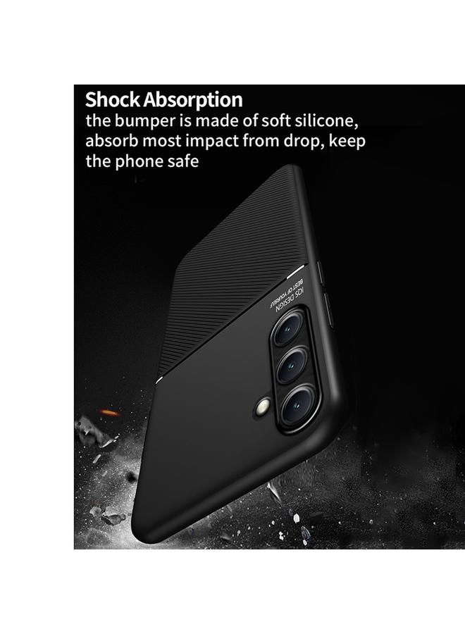 اس-توب جراب لهاتف Samsung Galaxy S25+ 5G جراب هاتف كلاسيكي مائل من مادة TPU مع شريط مغناطيسي من البولي يوريثين الحراري - Image 5