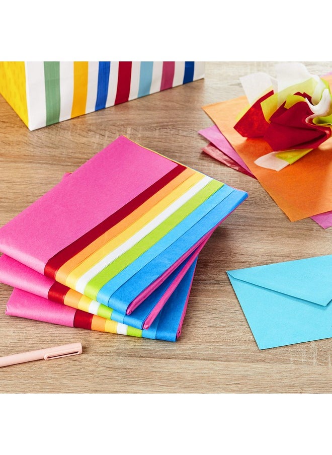 Hallmark Hallmark Tissue Paper, 120 Sheets (Classic Rainbow, 8 Colors) for Birthdays, Mother's Day, Graduation, Gift Wrap, Crafts, DIY Paper Flowers, Tassel Garland and More  - Image 2
