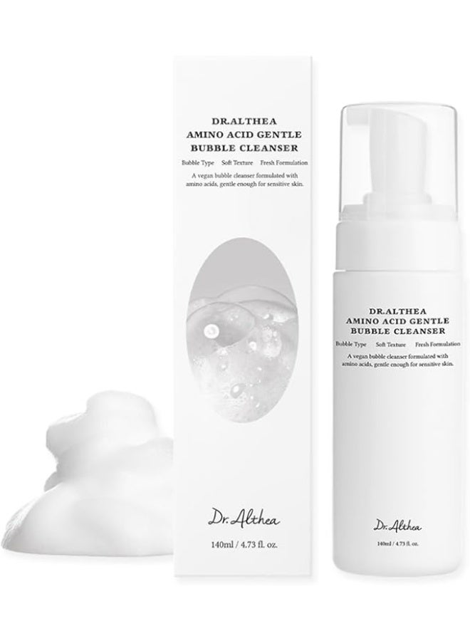 DrAlthea Dr Althea Amino Acid Gentle Bubble Cleanser – Deep Cleansing & Hydrating Face Wash, 140ml - Image 1