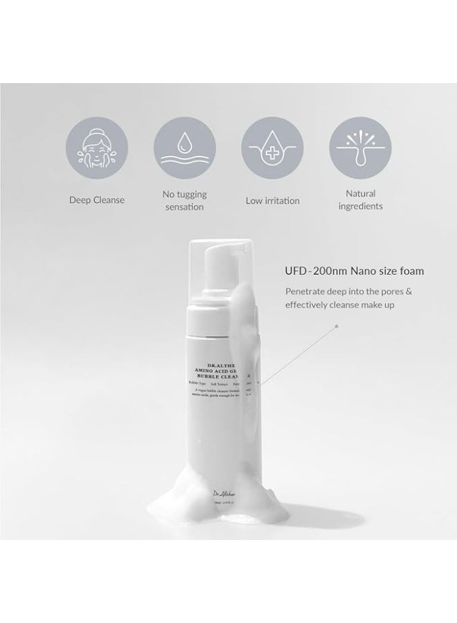 DrAlthea Dr Althea Amino Acid Gentle Bubble Cleanser – Deep Cleansing & Hydrating Face Wash, 140ml - Image 5