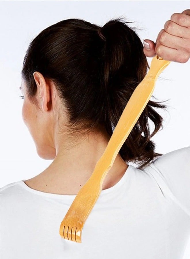 Manual Back Scratcher with Wheeled Massager - Relieves Itching and Muscle Tension. - Image 1