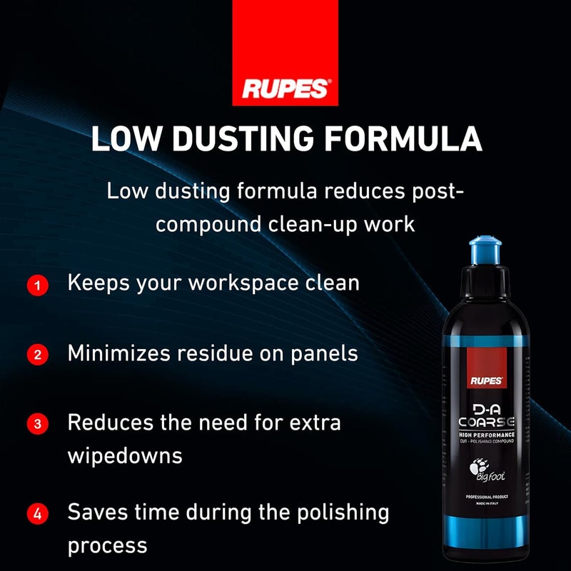 RUPES New D-A Coarse Compound - HIGH-Performance POLISHING Compound - 250ML (8.5oz) - Image 3