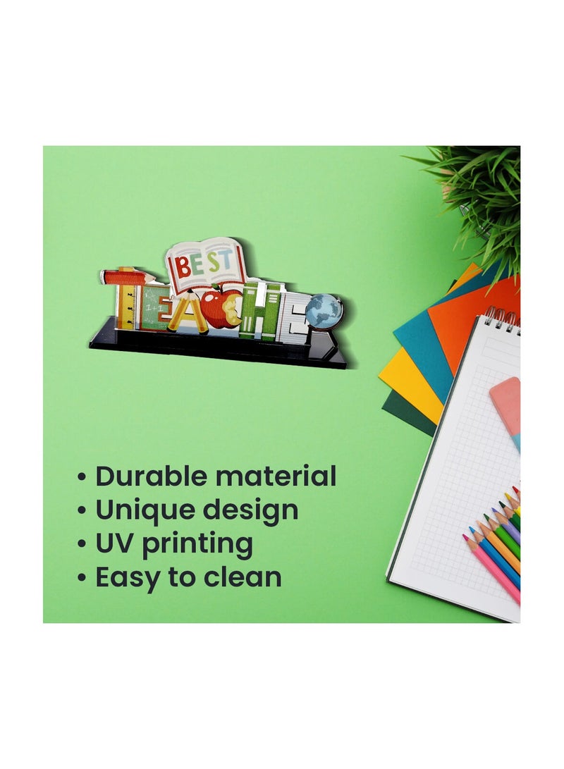 PRINTSHOP4ME Teachers Appreciation Combo Set-Teachers Day Gift Acrylic And Cotton Tote Bag Reusable Eco Friendly And Gift Bag-Gift For Teachers,Educators,And Mentors - Image 5
