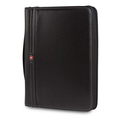 Wenger Concept Zippered Padfolio Envelope Card Holder, Black - Image 1