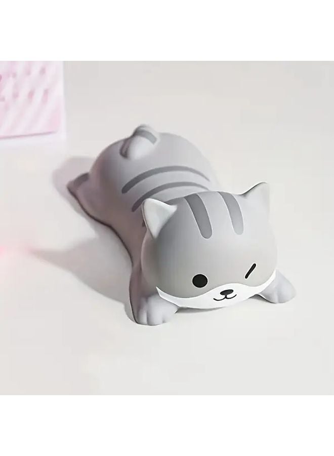Ergonomic Cat Wrist Rest Support Slow Rising PU Mouse Pad For Computer Desk Office - Image 1