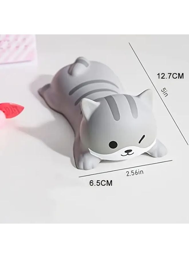 Ergonomic Cat Wrist Rest Support Slow Rising PU Mouse Pad For Computer Desk Office - Image 3