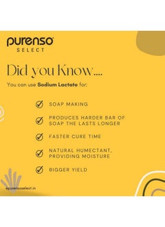 PURENSO Select Sodium Lactate 100G  - Image 4