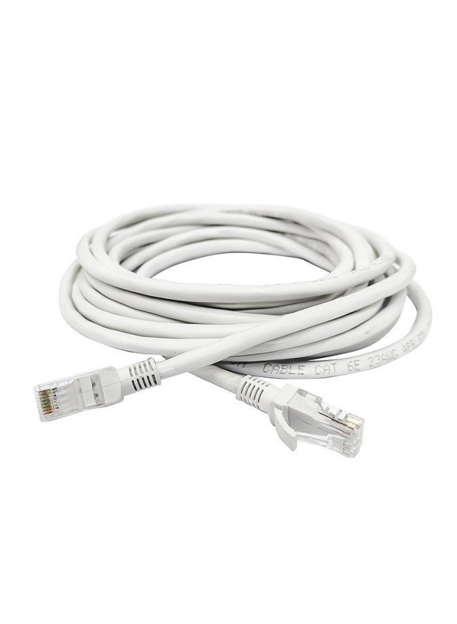 Super Six CAT6 E Gigabit Finished Network Jumper High-speed Cable Network Cable RJ45 Indoor Computer Network Cable-Color:Six Types Of Black Round Wire [gigabit Network Cable]]-Line Length:50 M  - Image 5