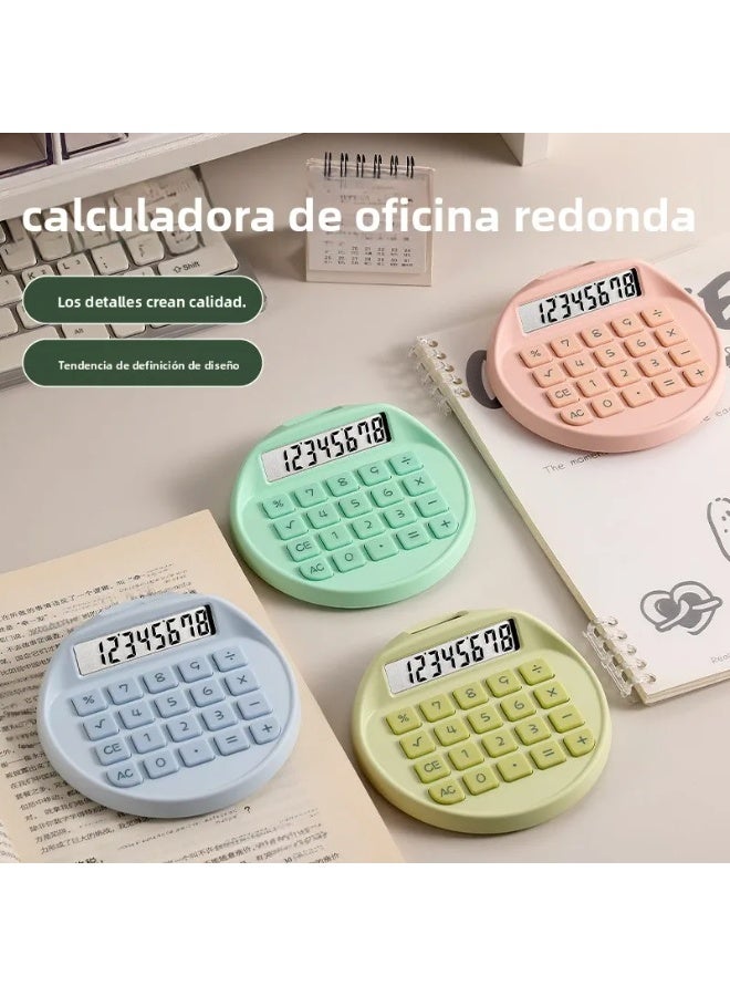 Portable Dial Calculator, Small, Cute Shape, Durable, Clear Number, Mini Calculator - Image 2
