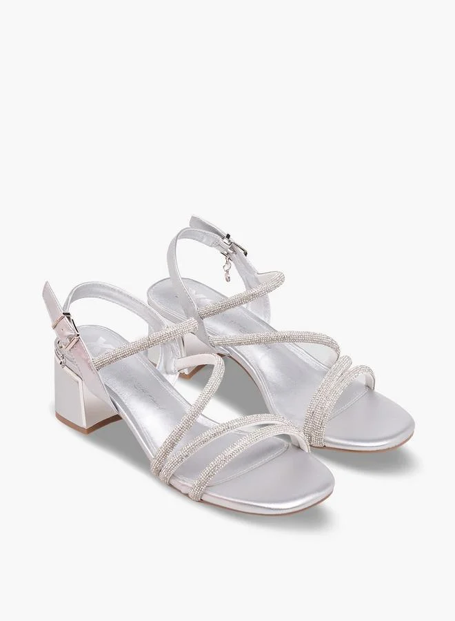 إكستي Women Embellished Block Heel Sandals