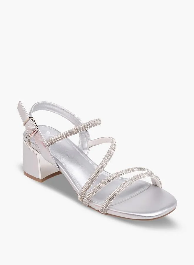 إكستي Women Embellished Block Heel Sandals
